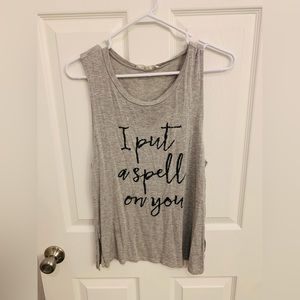 It 💜 Closet “I put a spell on you” tank